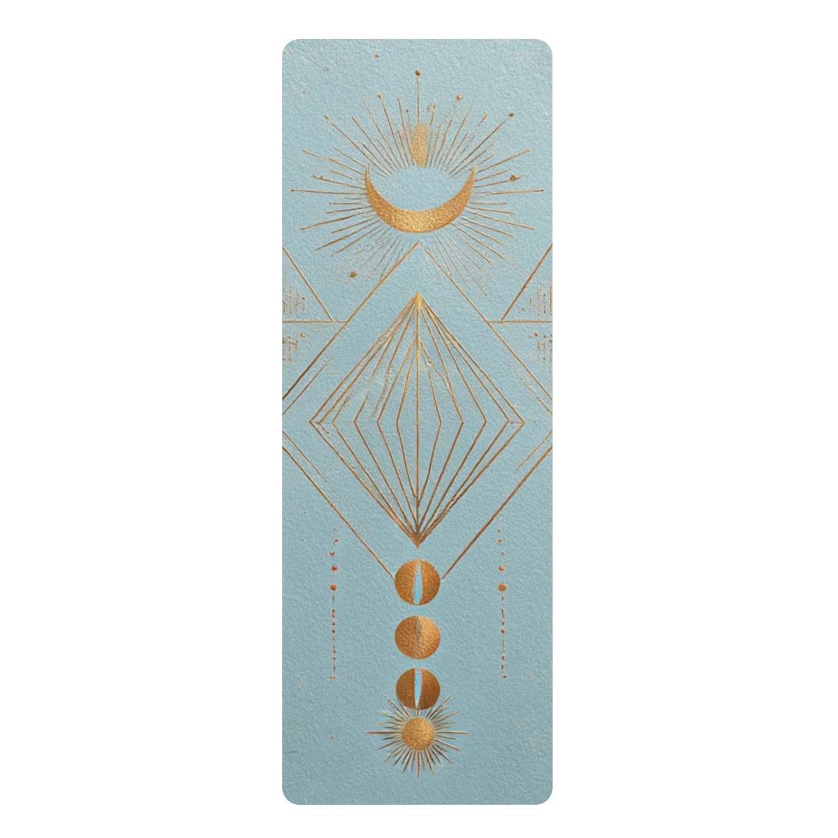 Modern Geometrik Desenli Kaymaz Yoga Matı