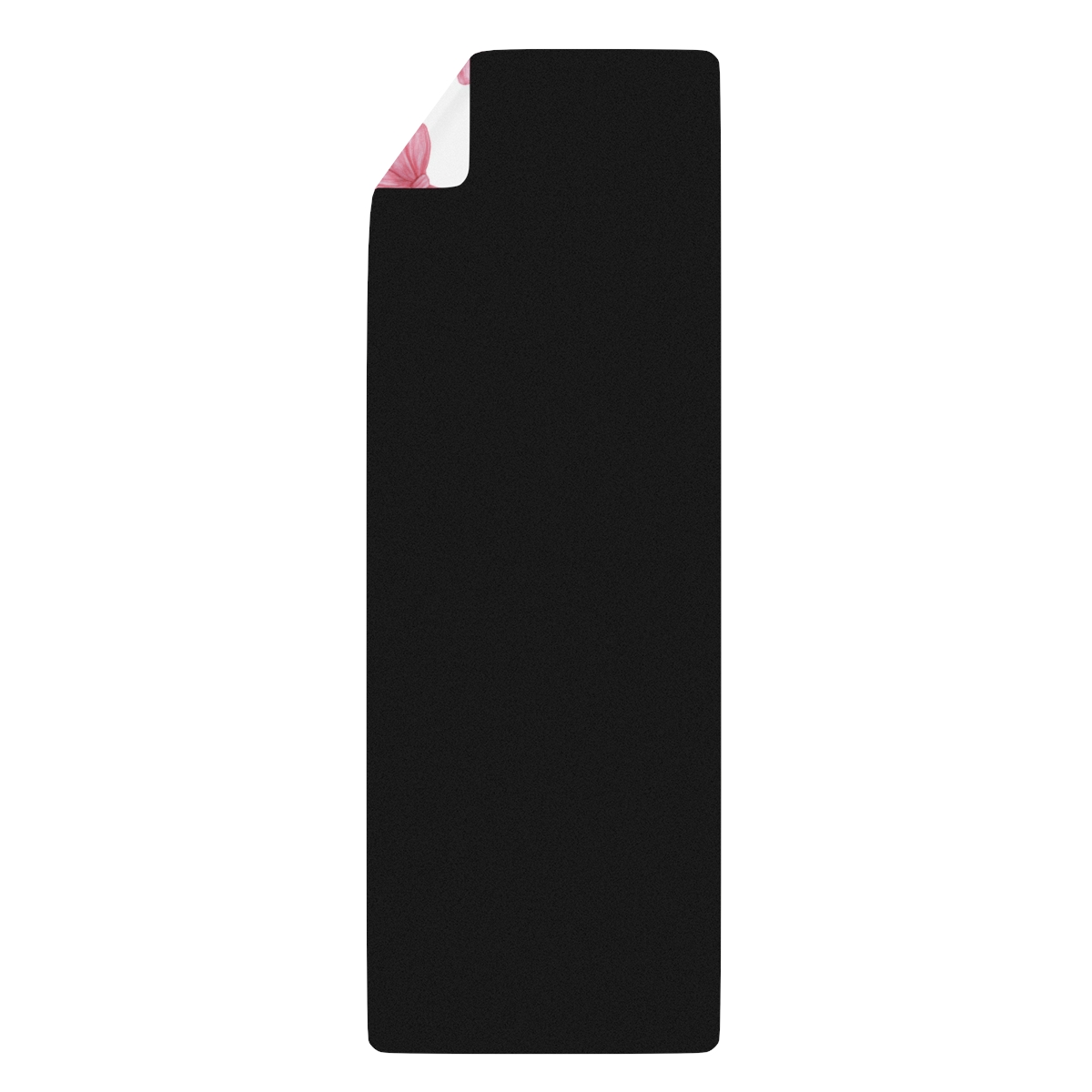 Pembe Fiyonk Desenli Kaymaz Yoga Matı