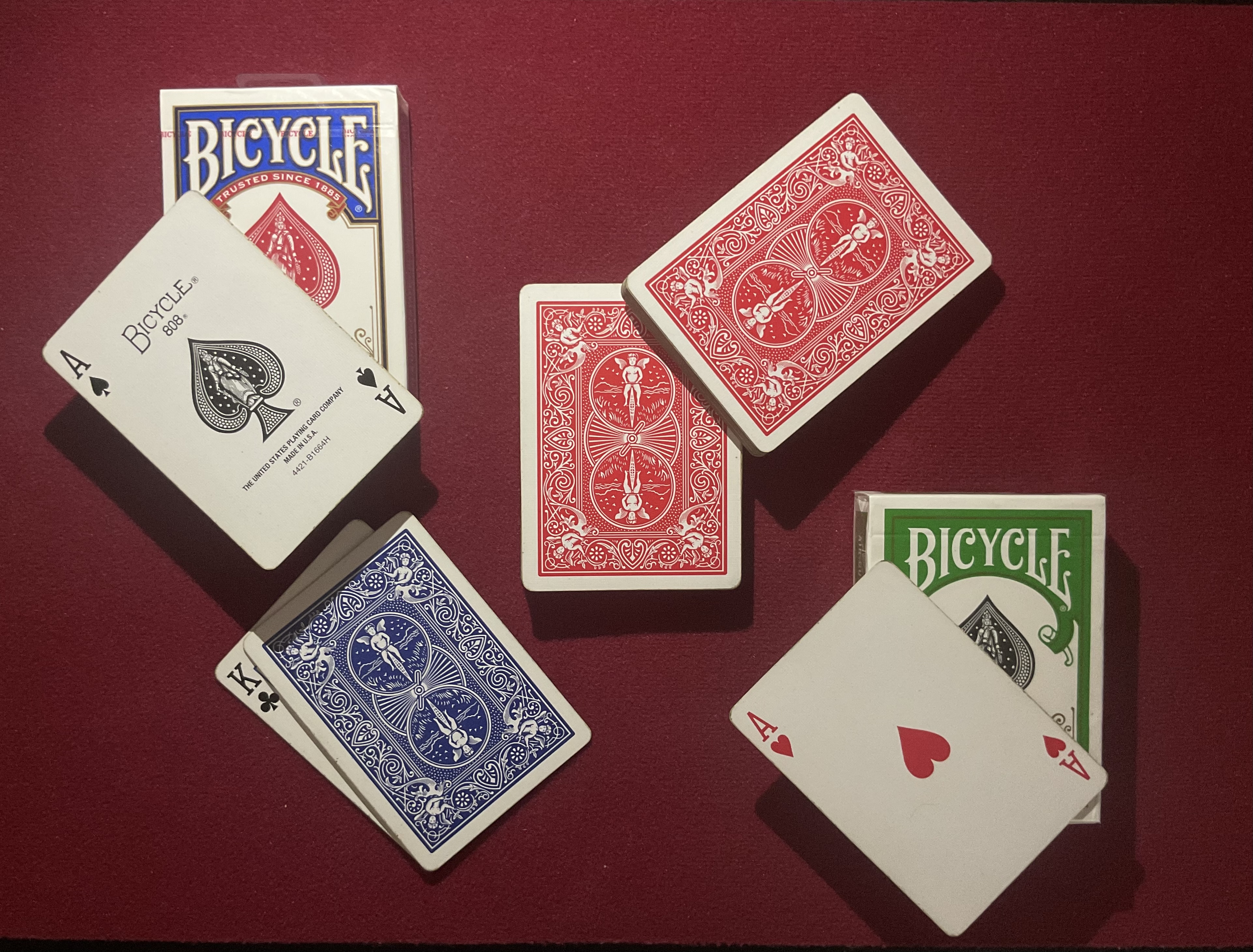 Bicycle Yeşil Oyun Kartları