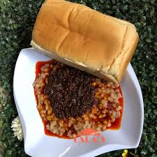 The Combo - Authentic Ewa Agoyin + Agege Bread