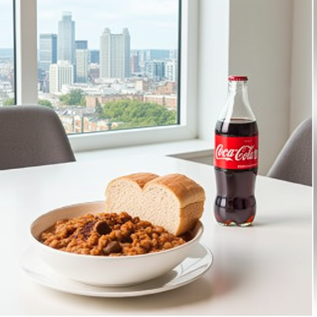 The Combo - Authentic Ewa Agoyin + Agege Bread