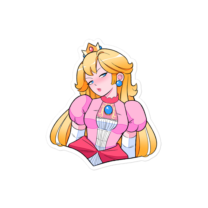 Peach Sticker