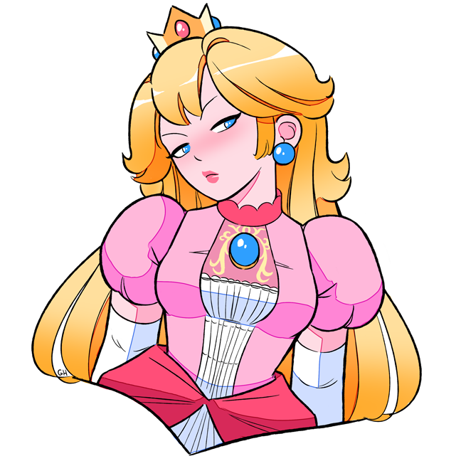 Peach Sticker