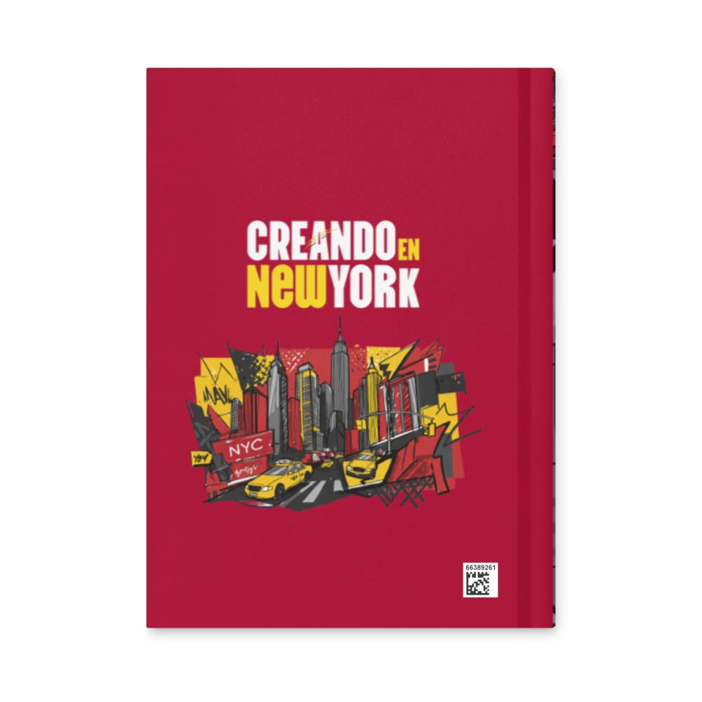 NYC Illustrated Notebook with matte Hardcover 