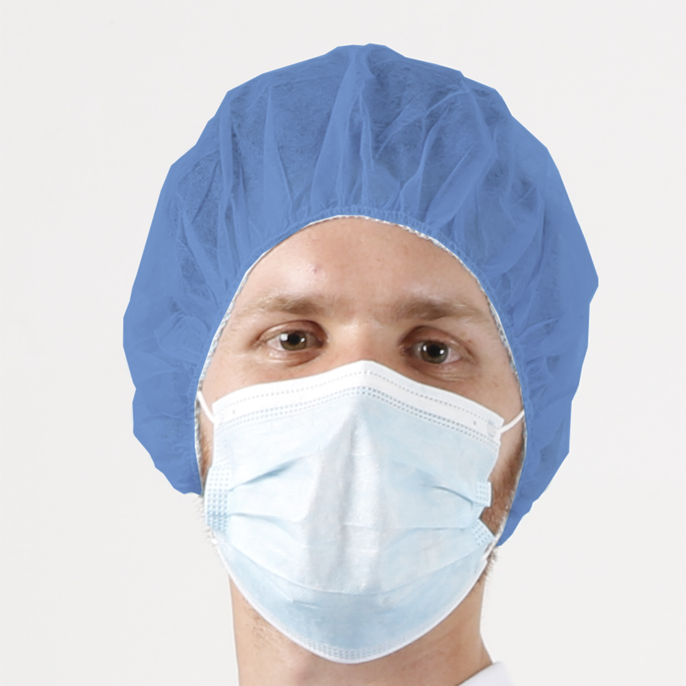 Gorro desechable azul