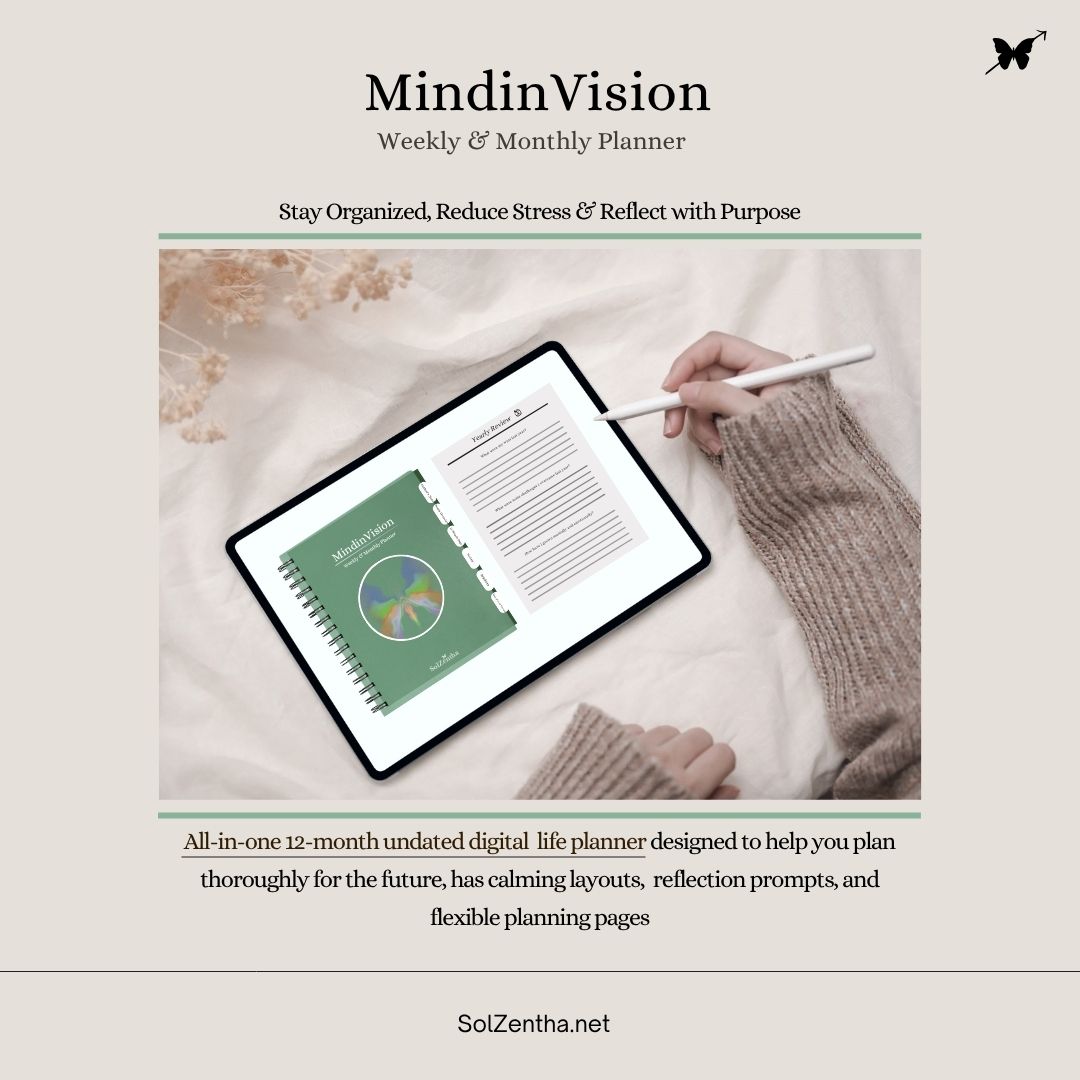 MindinVision: Weekly & Monthly Planner