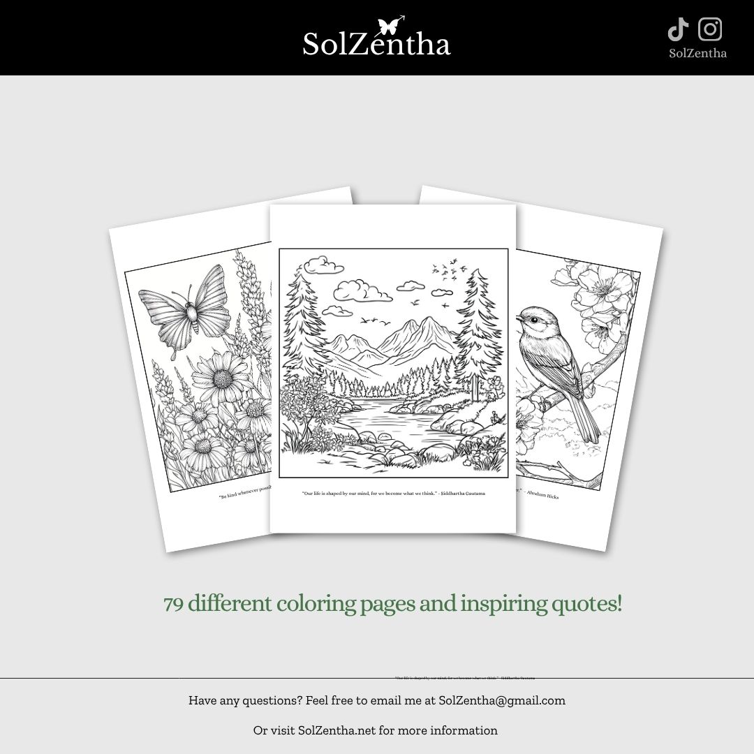 MindinColor: Nature Coloring Pages