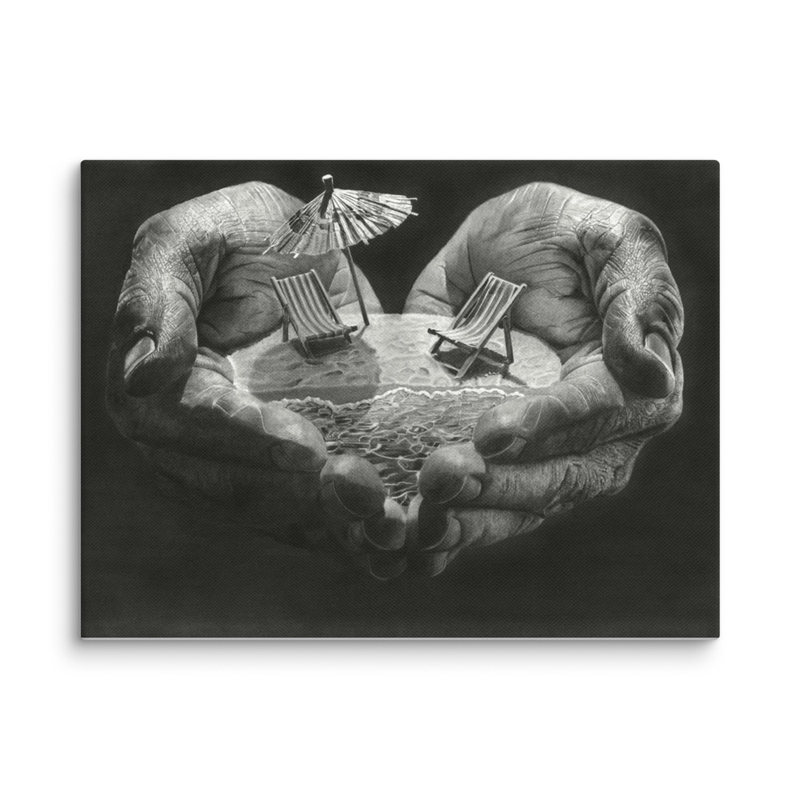 Canvas Print - "The Heart Of Memories" - size varies