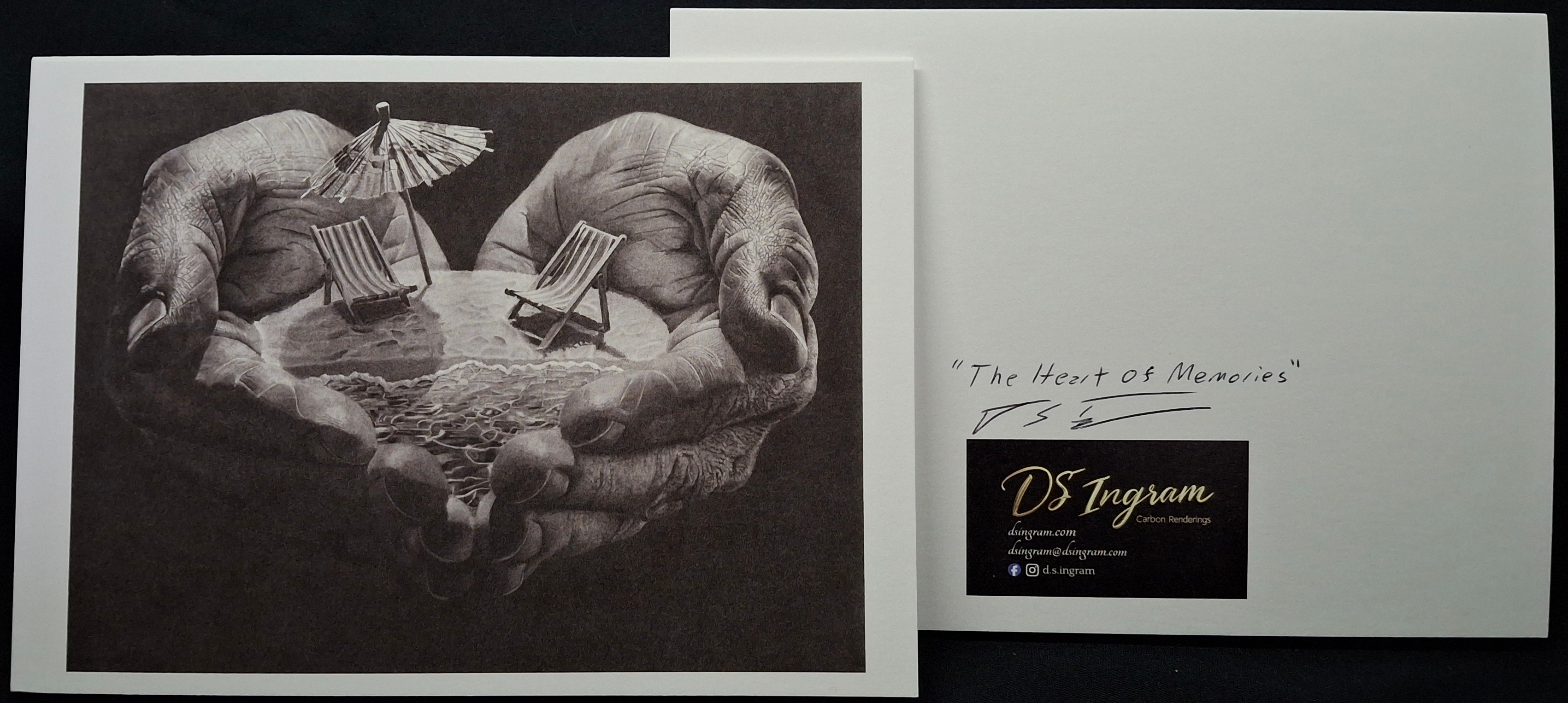 Hand-Signed Greeting Cards - Set Of 20 - "The Heart Of Memories"