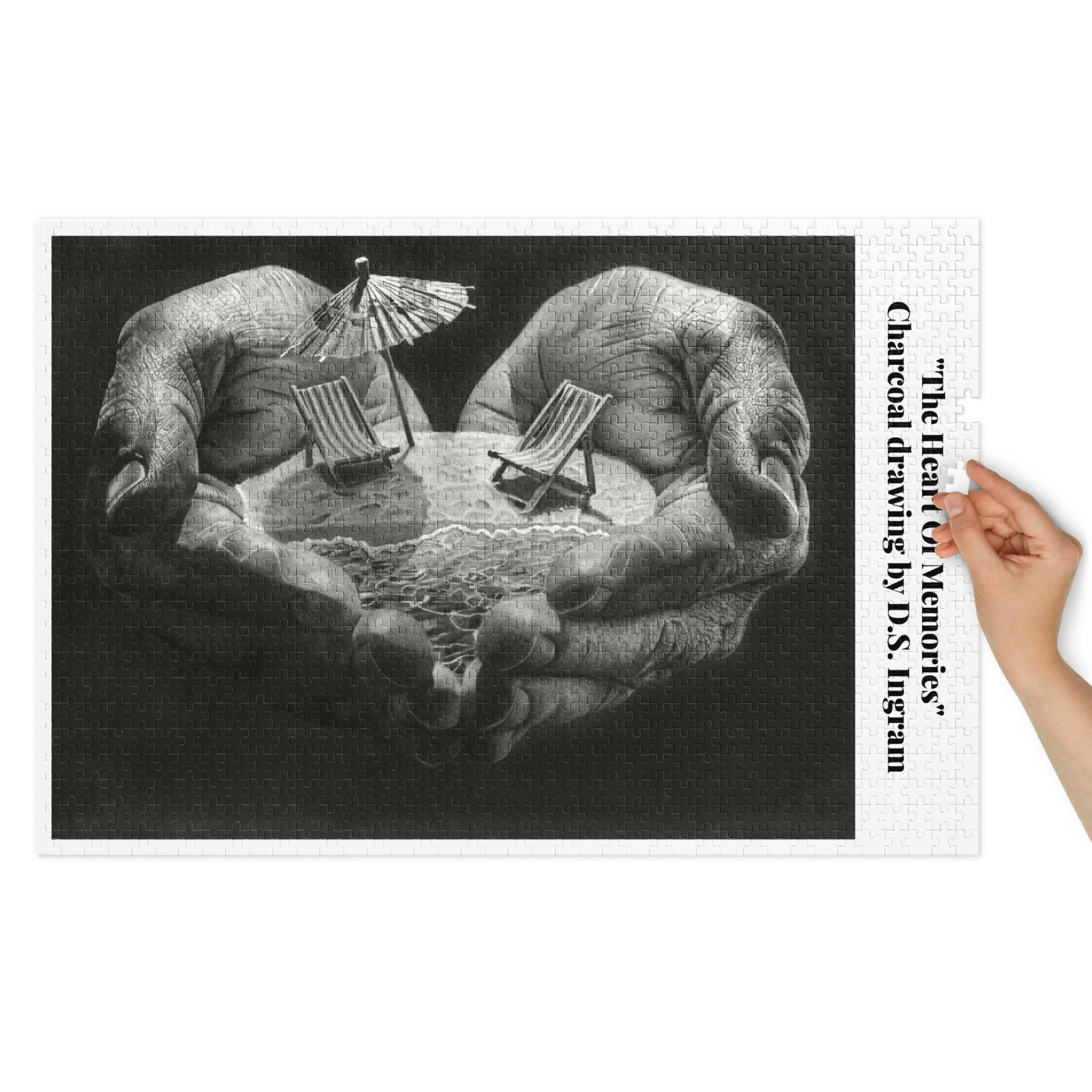 Jigsaw puzzle with tin - 30"x20" (1000 pcs) - "The Heart Of Memories"