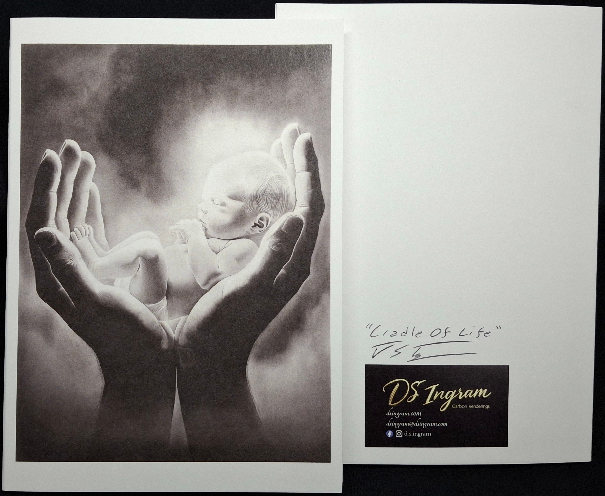 Hand-Signed Greeting Cards - Set Of 20 - "Cradle Of Life"