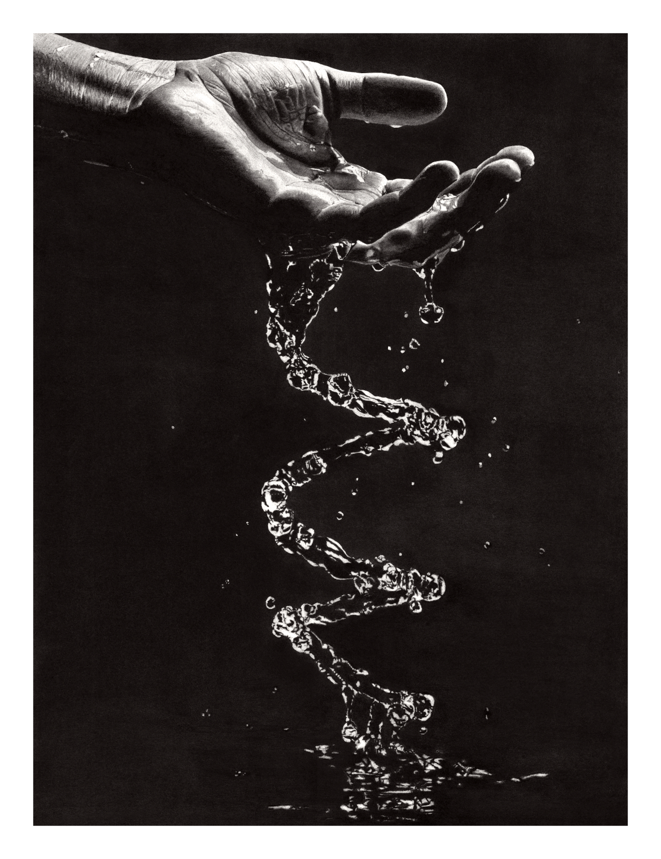 Hand-Signed Greeting Cards - Set Of 20 - "Poseidon And Charybdis"