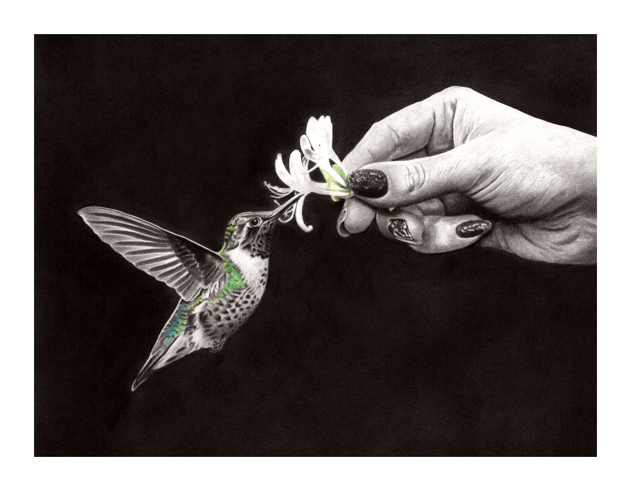 Hand-Signed Greeting Cards - Set Of 20 - "A Moment's Grace"