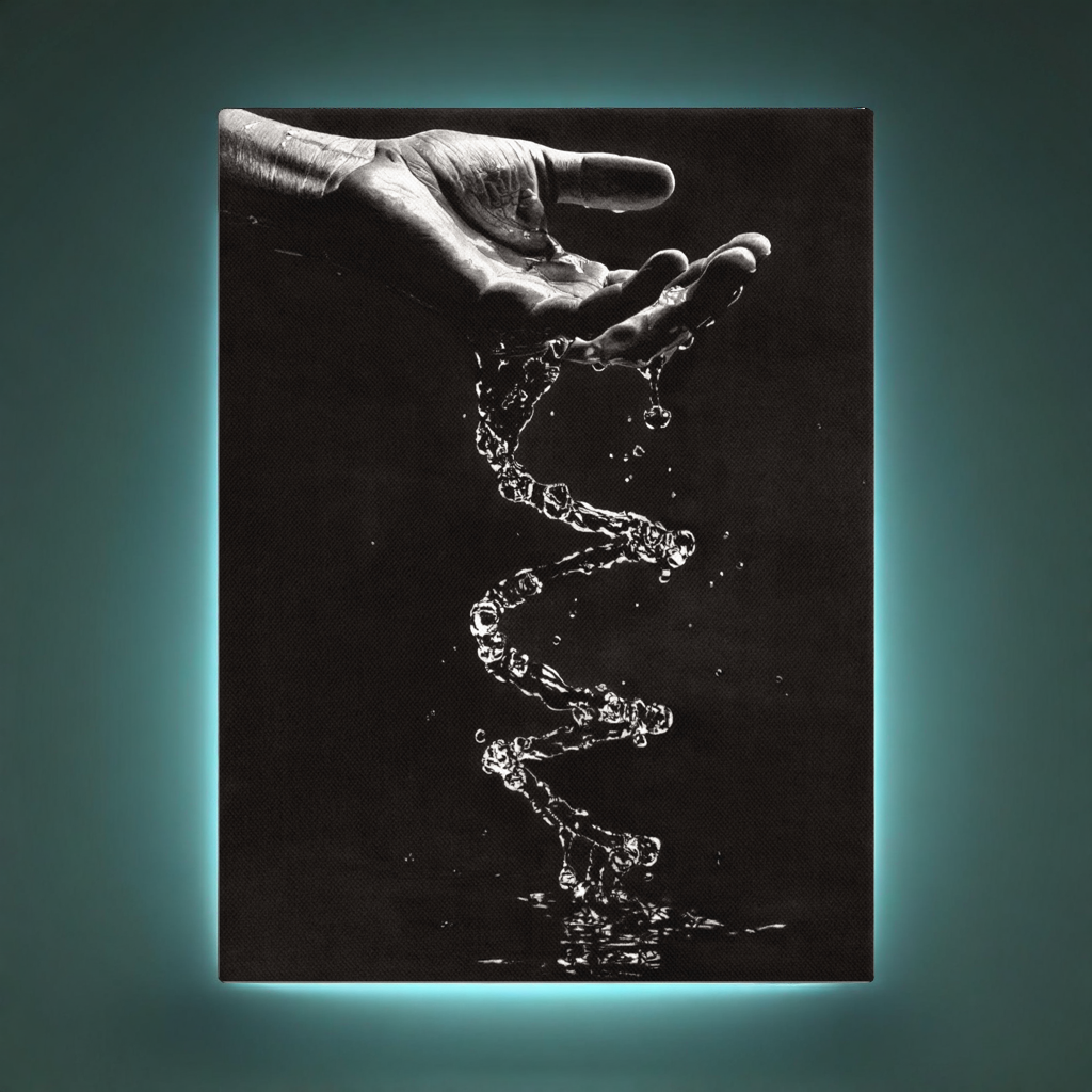 Canvas print - "Poseidon And Charybdis" - size varies