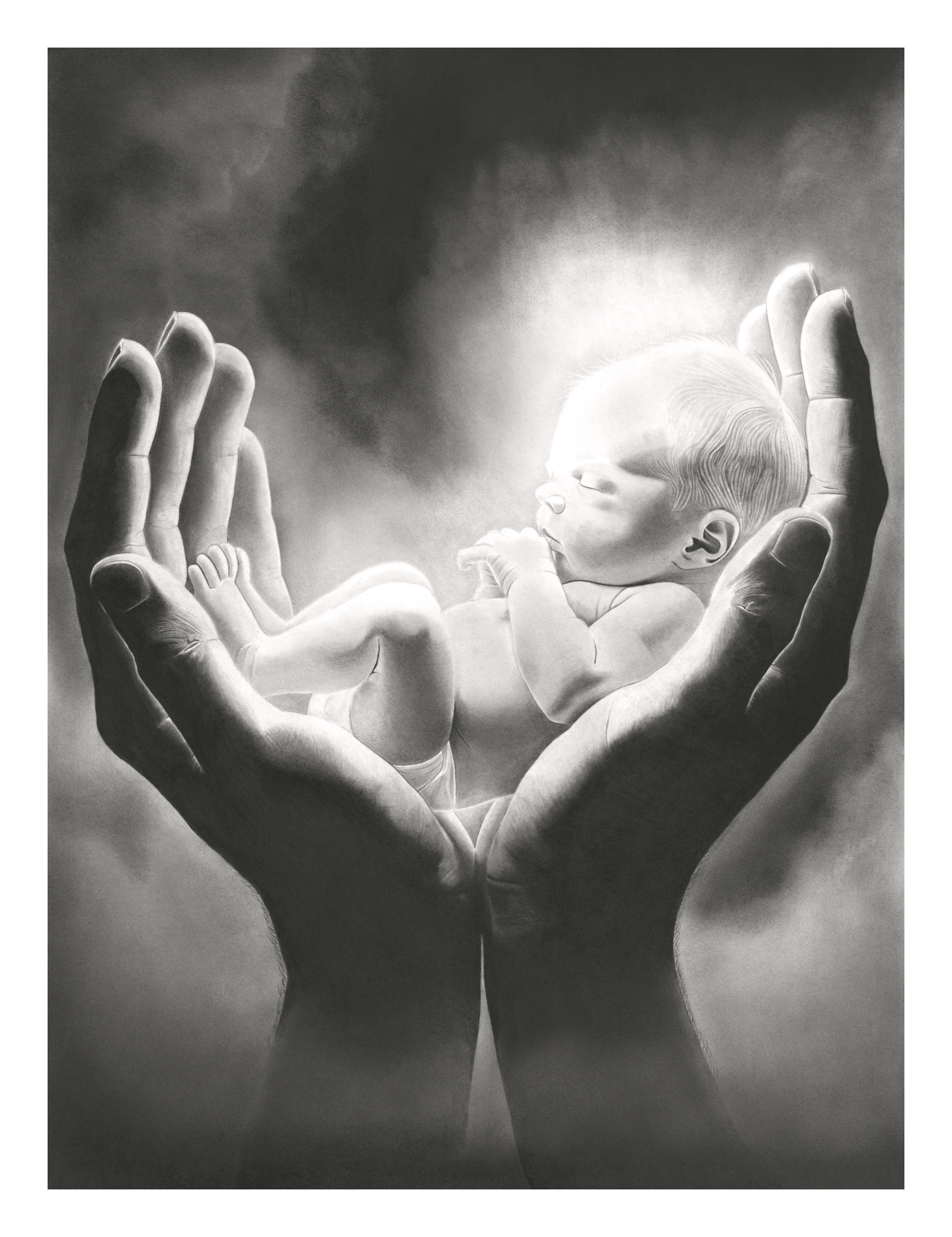 Hand-Signed Greeting Cards - Set Of 20 - "Cradle Of Life"