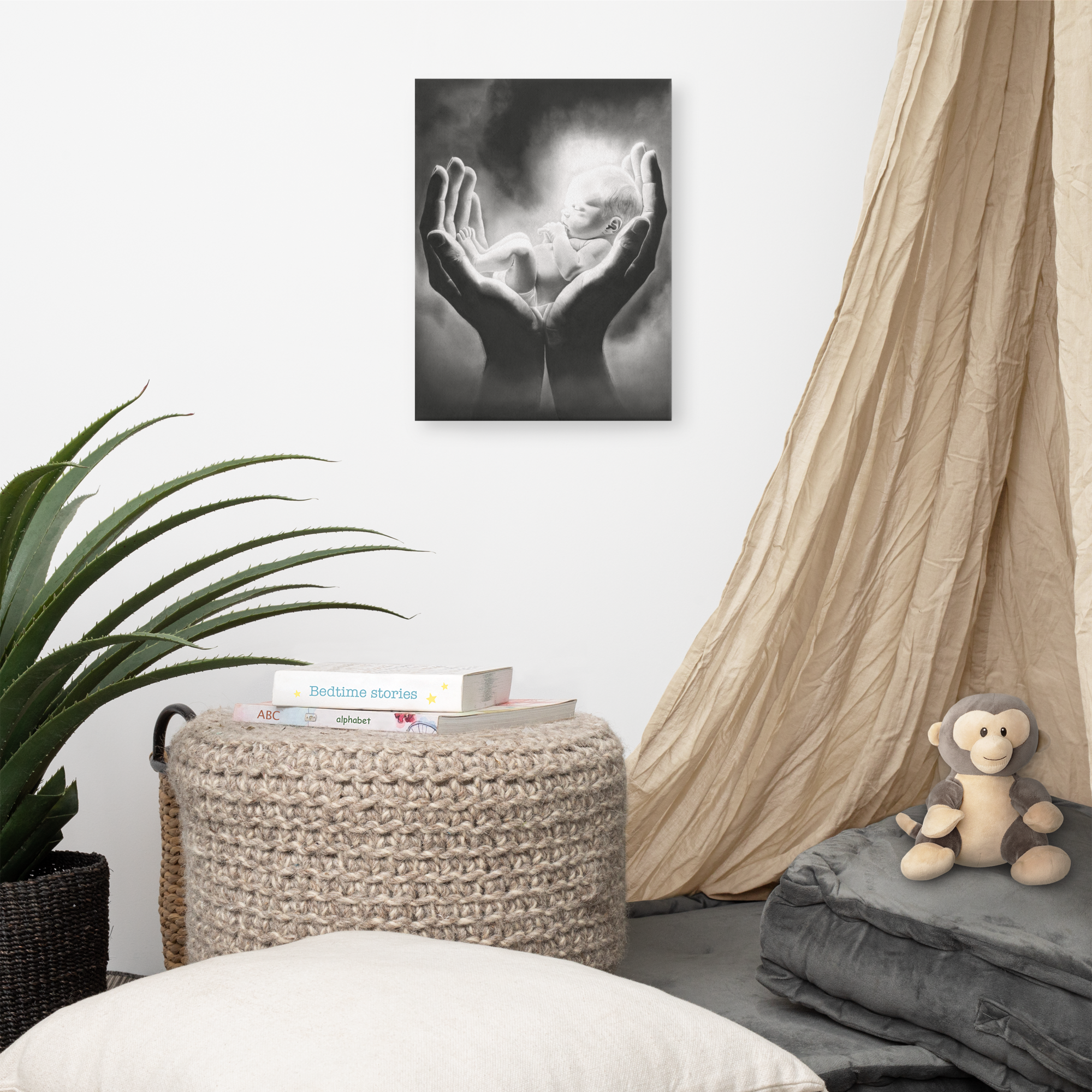 Canvas Print - "Cradle Of Life" - sizes vary