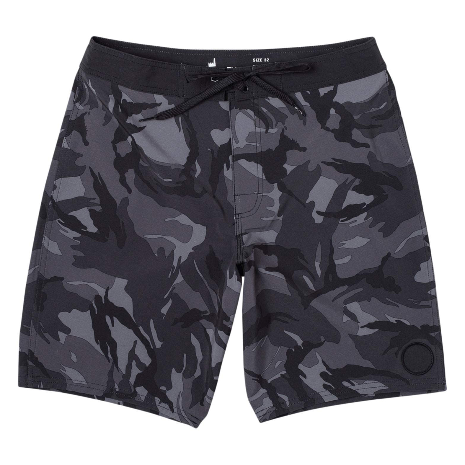 Men's Black Camo Boardshorts