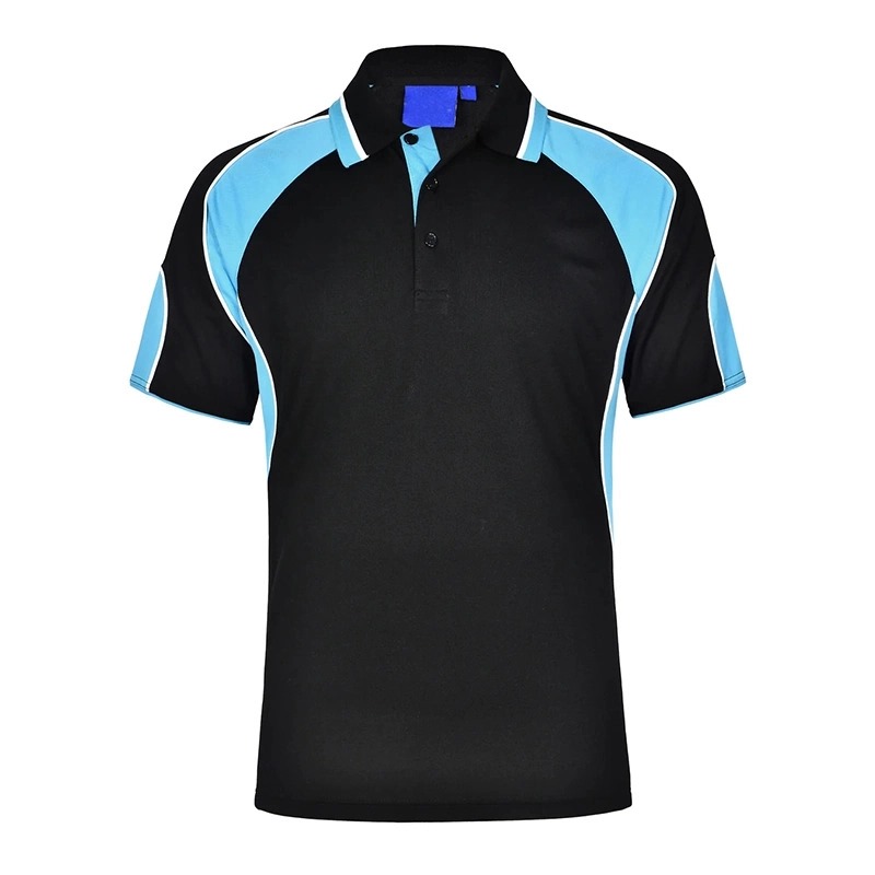 Black and Blue Polo Shirt
