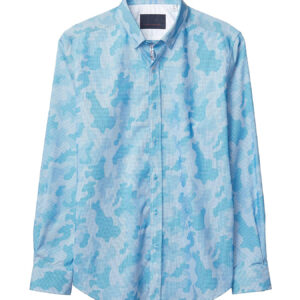 Blue Camouflage Men’s Shirt