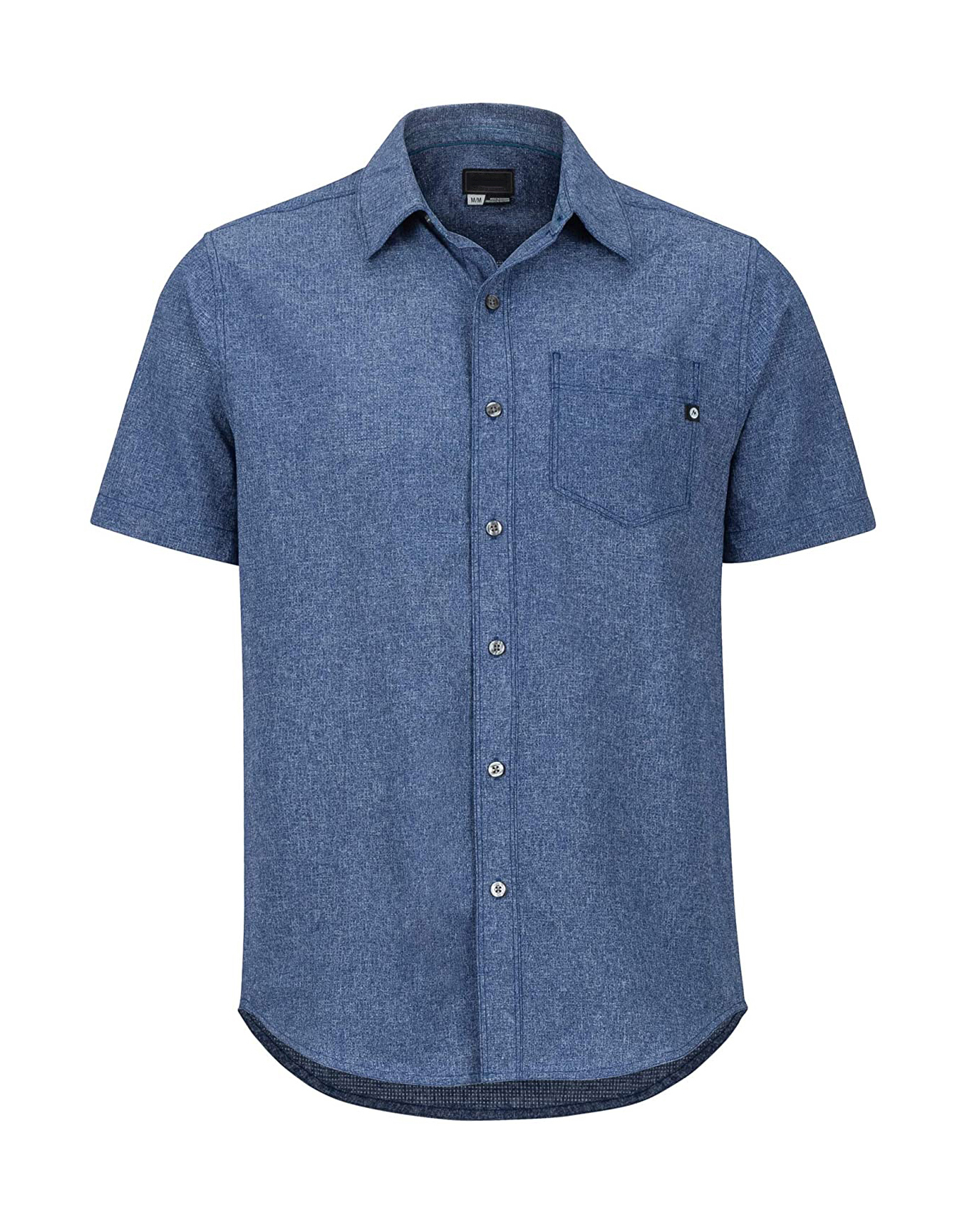 Men's Short Sleeve Denim Shirt