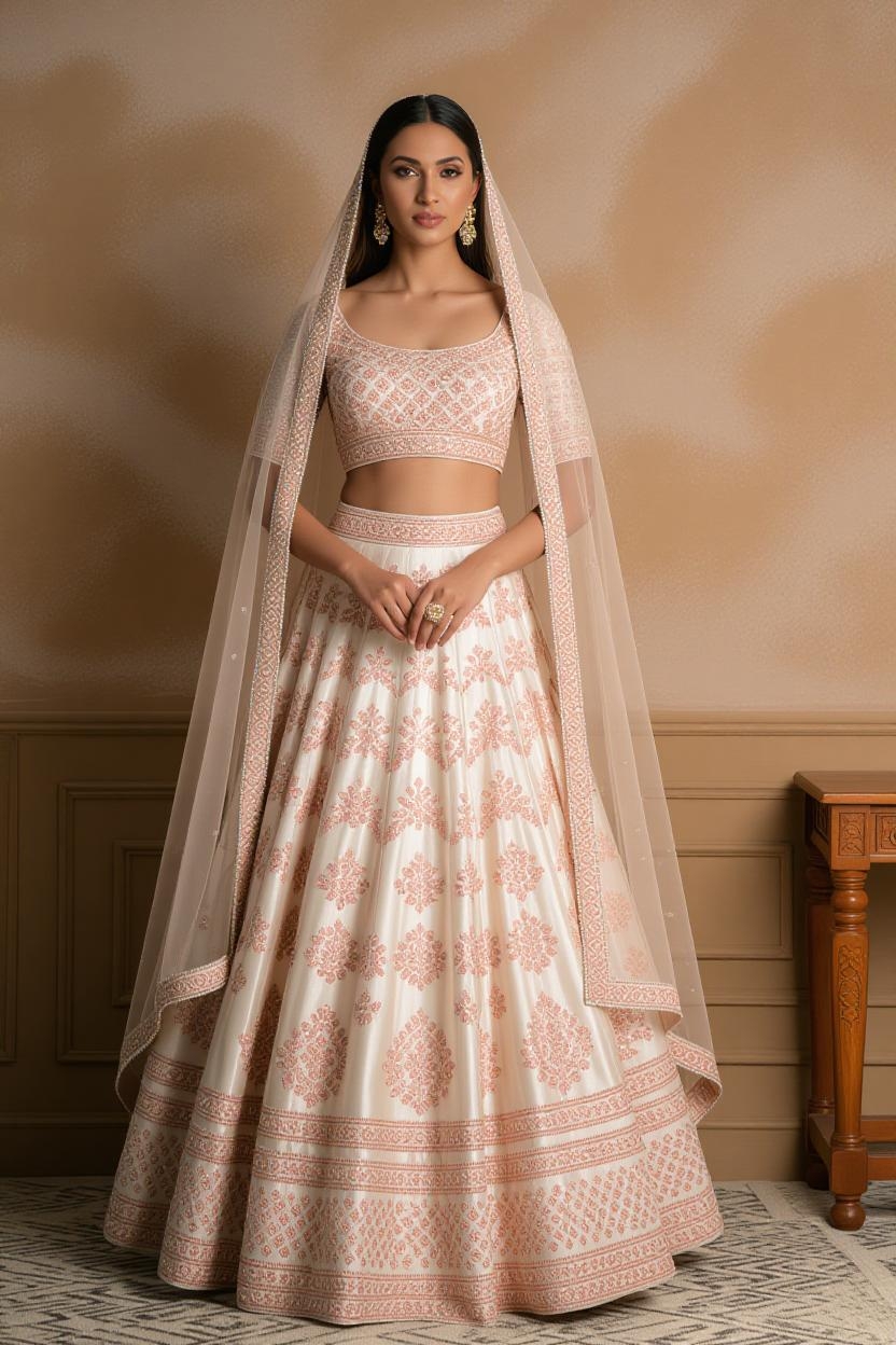 Embroidered Bridal Lehenga