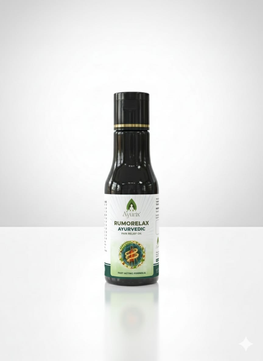 Rumorelax Ayurvedic Pain Relief Oil – Fast Relief from Joint, Muscle & Body Pain