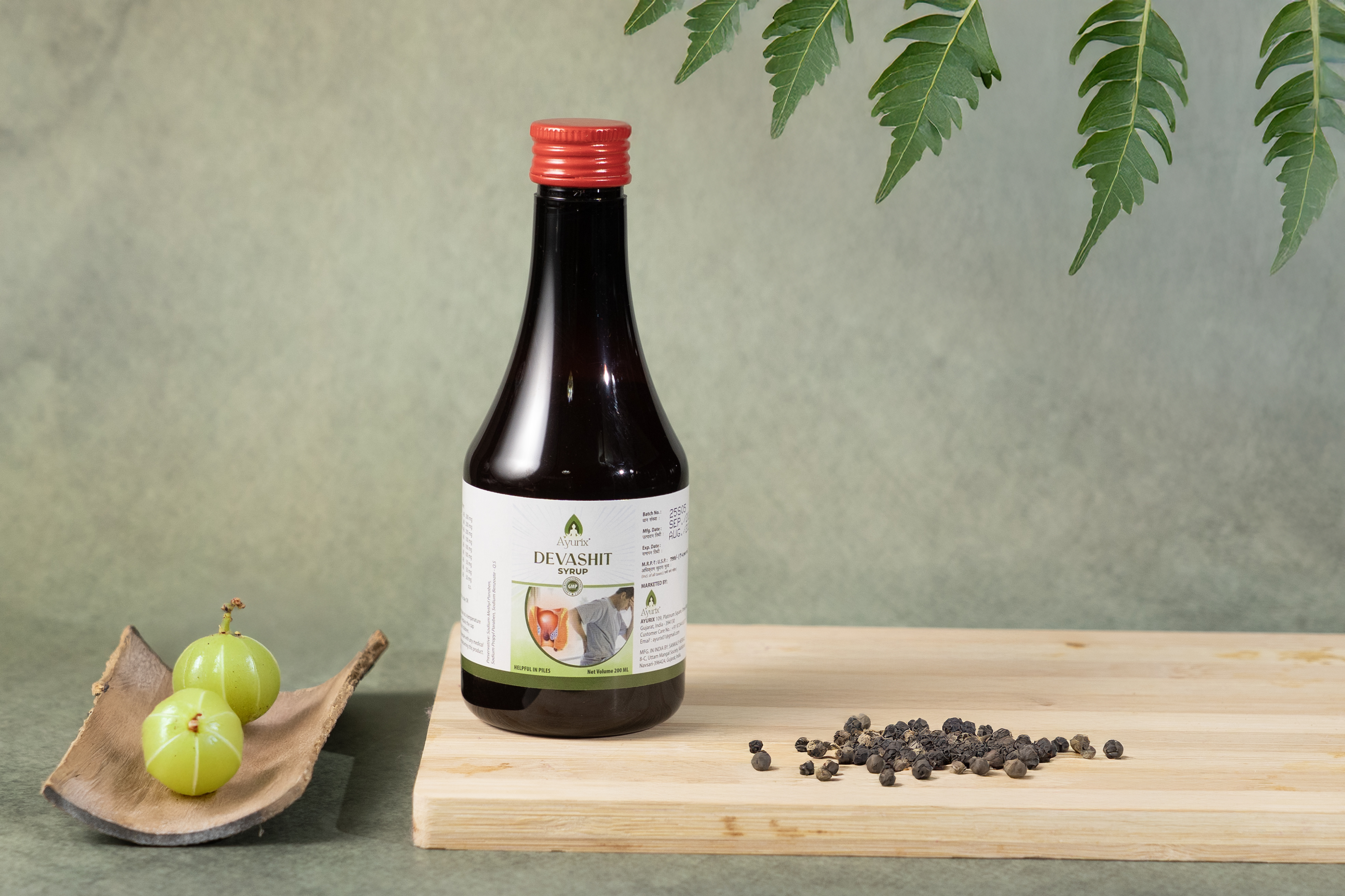 DEVASHIT SYRUP Ayurvedic Piles, Fissure & Hemorrhoid Care