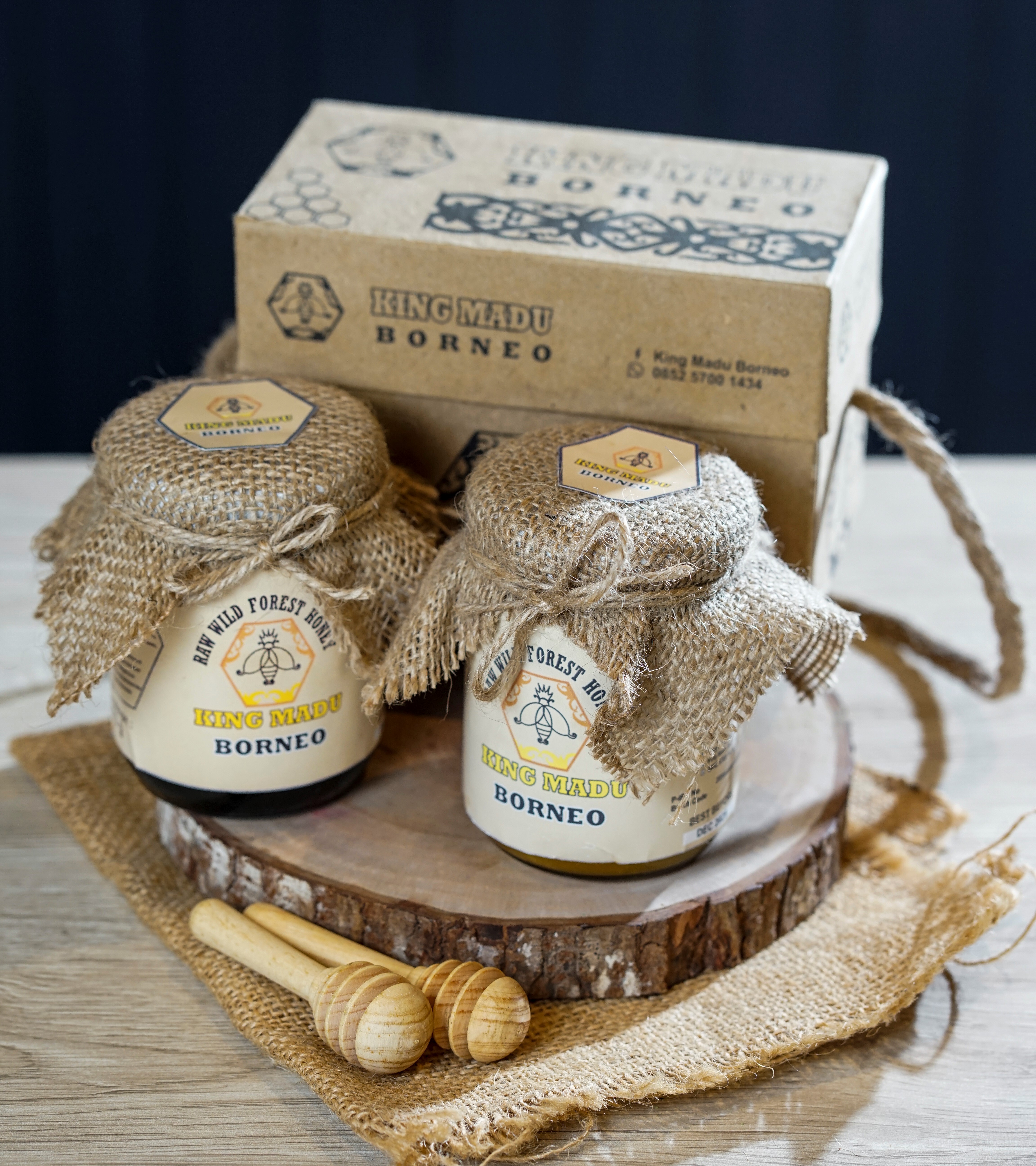 Hampers 2 in 1 black Honey  2x200g 