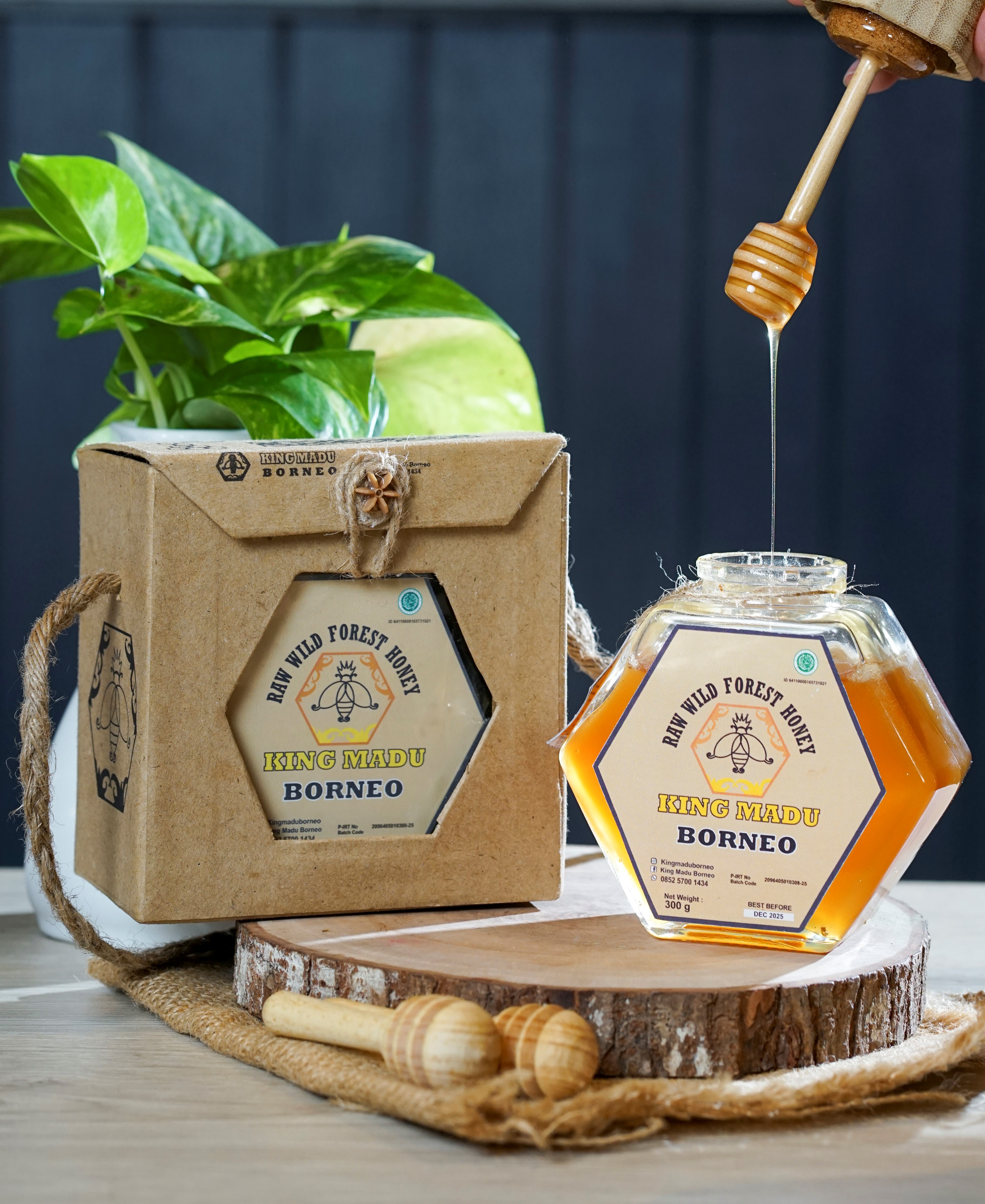 Hampers yellow honey  Hexa Stick 250g
