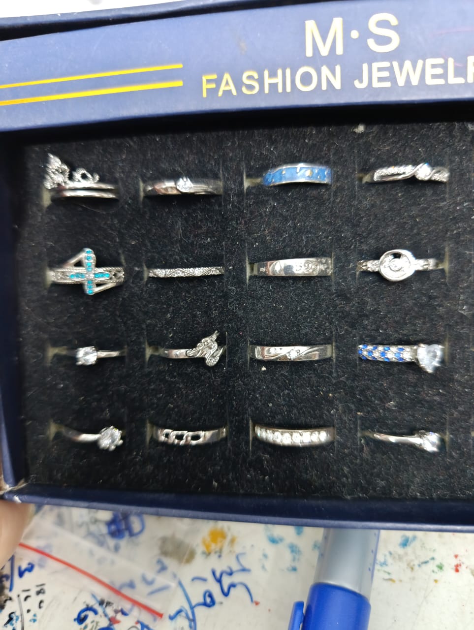 Assorted Silver Rings Set