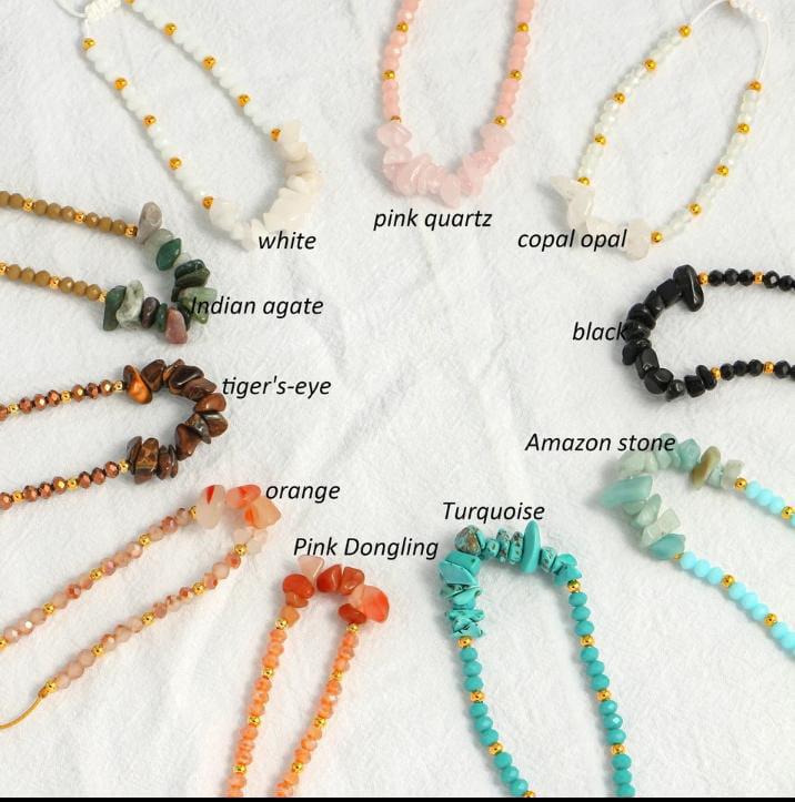 Handmade Gemstone Bead Bracelets