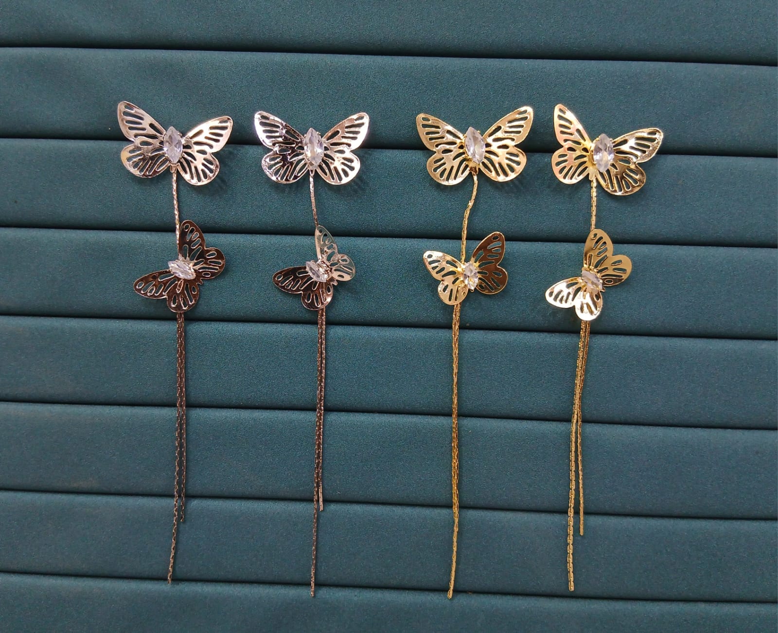 Butterfly Dangle Hair Pins