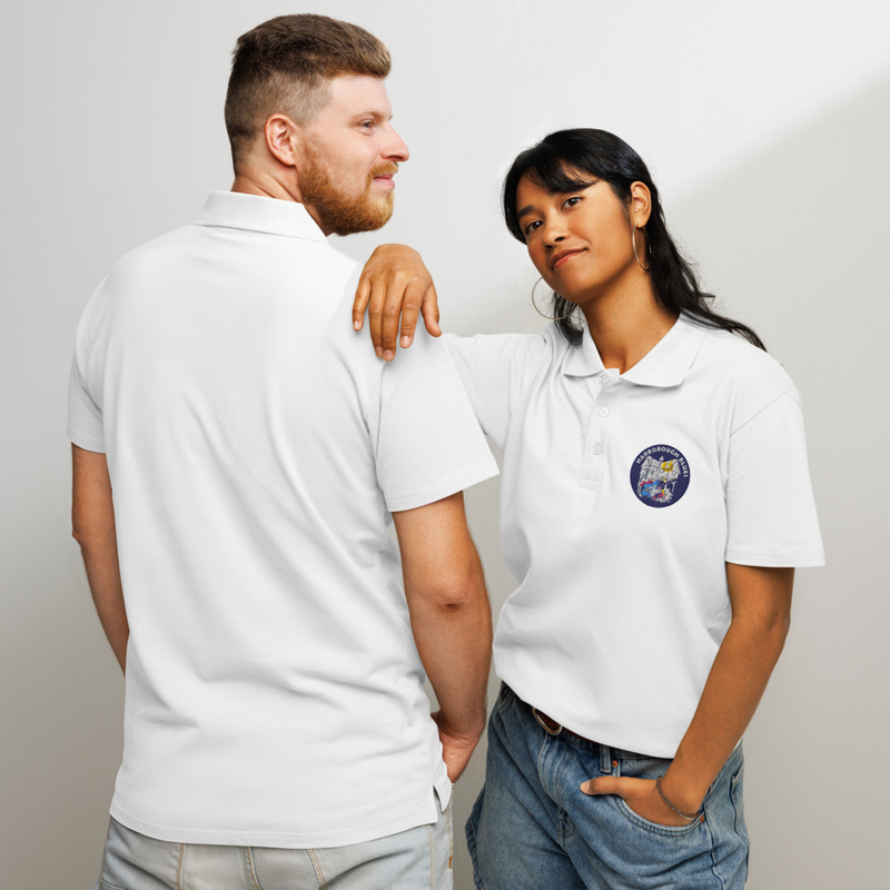 Premium Embroidered Unisex Pique Polo Shirt