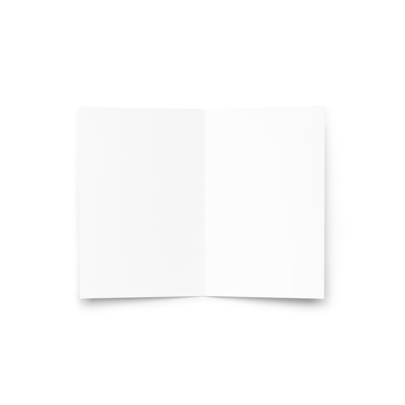 Greetings Card - blank inside (sold singly or 10% discount for 6+)