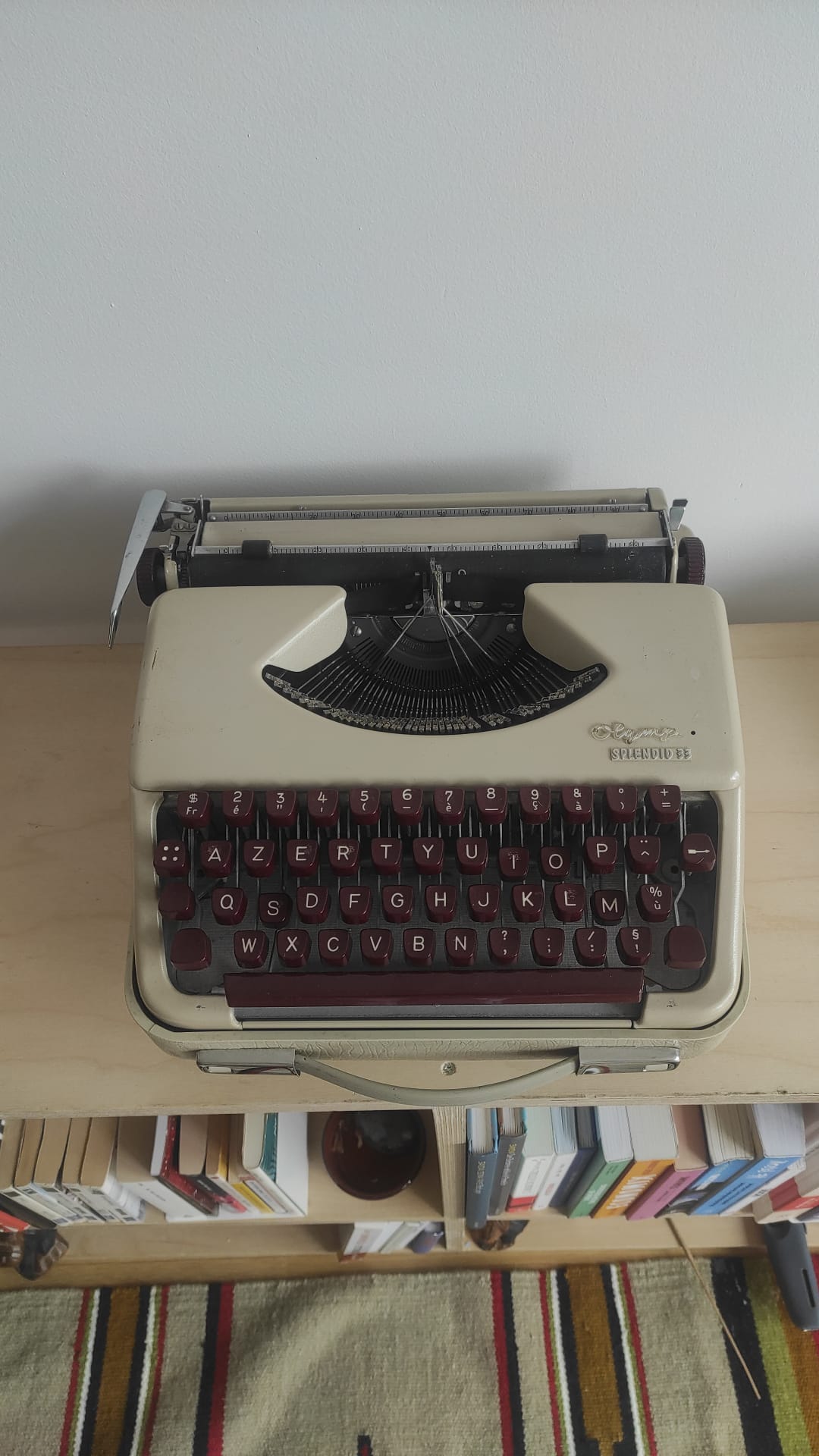 Machine à écrire vintage