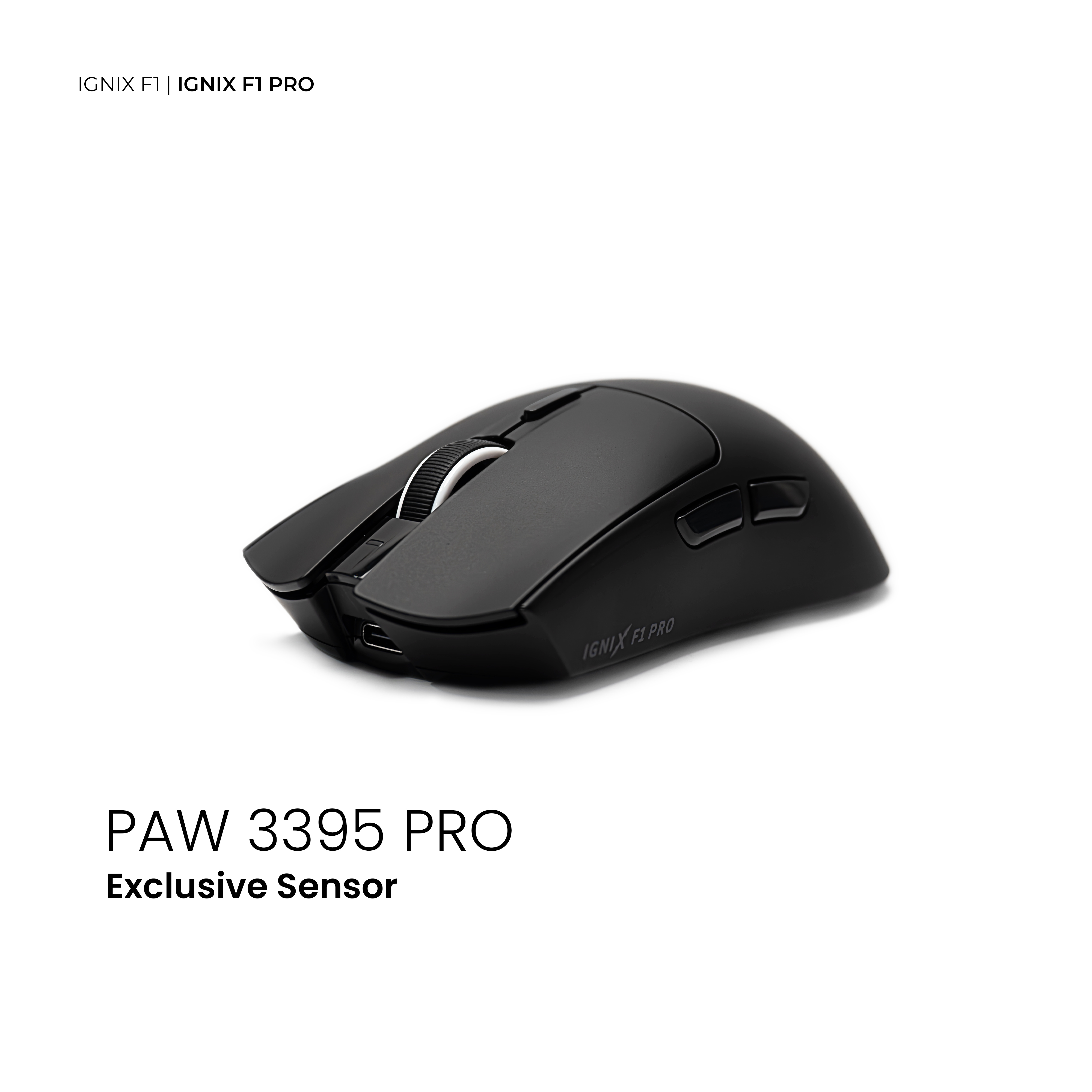 VortexSeries IGNIX Series F1 | Ultra Light Wireless Tri Mode Gaming Mouse PixArt PAW 3311 / 3395 PRO