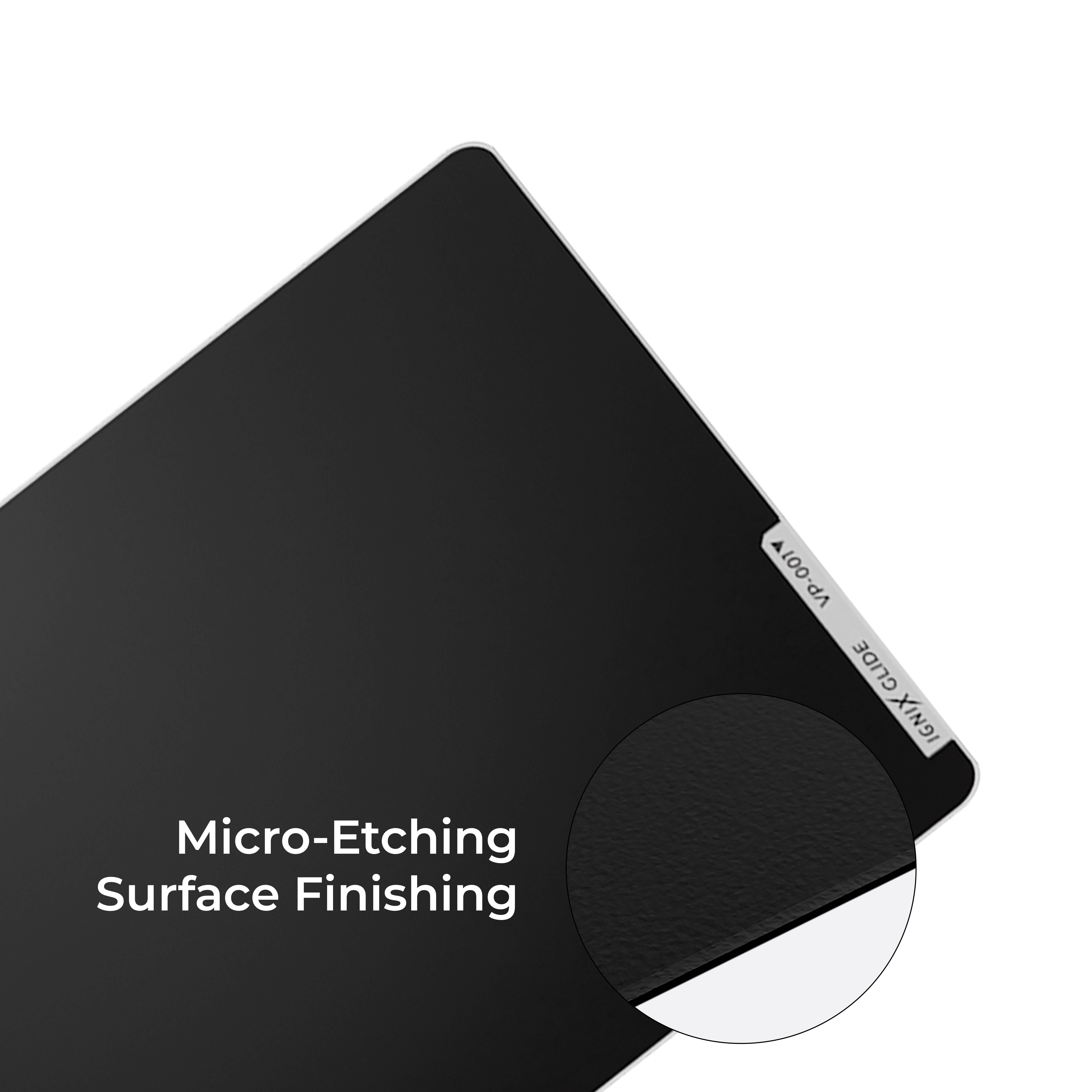 VortexSeries IGNIX GLIDE VP001 Premium Gaming Glasspad Mousepad – Ultra Smooth Hard Surface