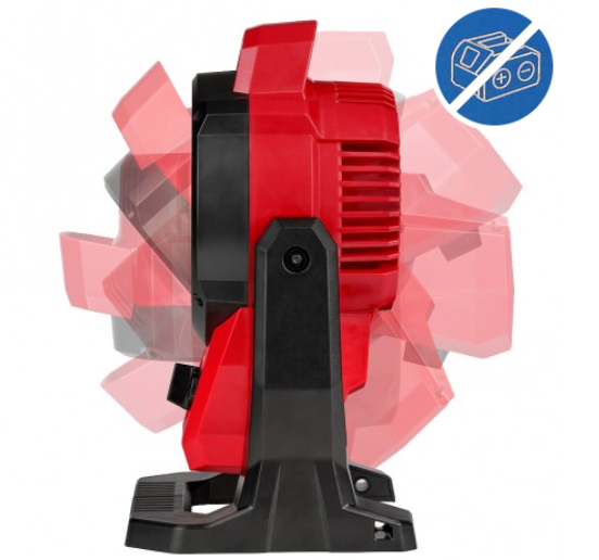 พัดลมไร้สาย Milwaukee M12 AF-0 12V. (ตัวเปล่า)
