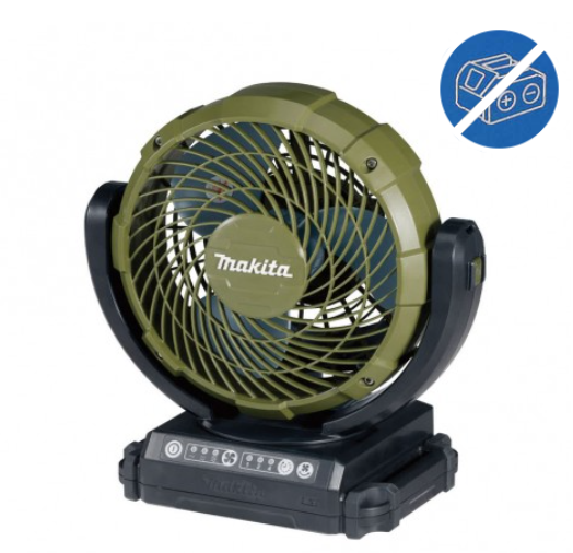พัดลมไร้สาย Makita รุ่น DCF102ZX10 ขนาด 7 นิ้ว 18V. (ตัวเปล่า) สีโอลีฟ