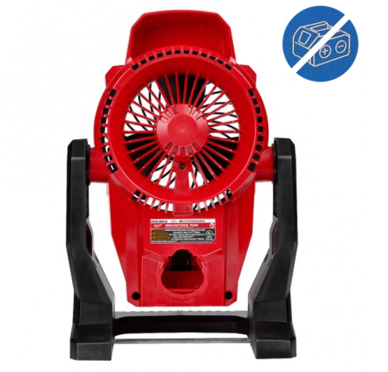 พัดลมไร้สาย Milwaukee M12 AF-0 12V. (ตัวเปล่า)