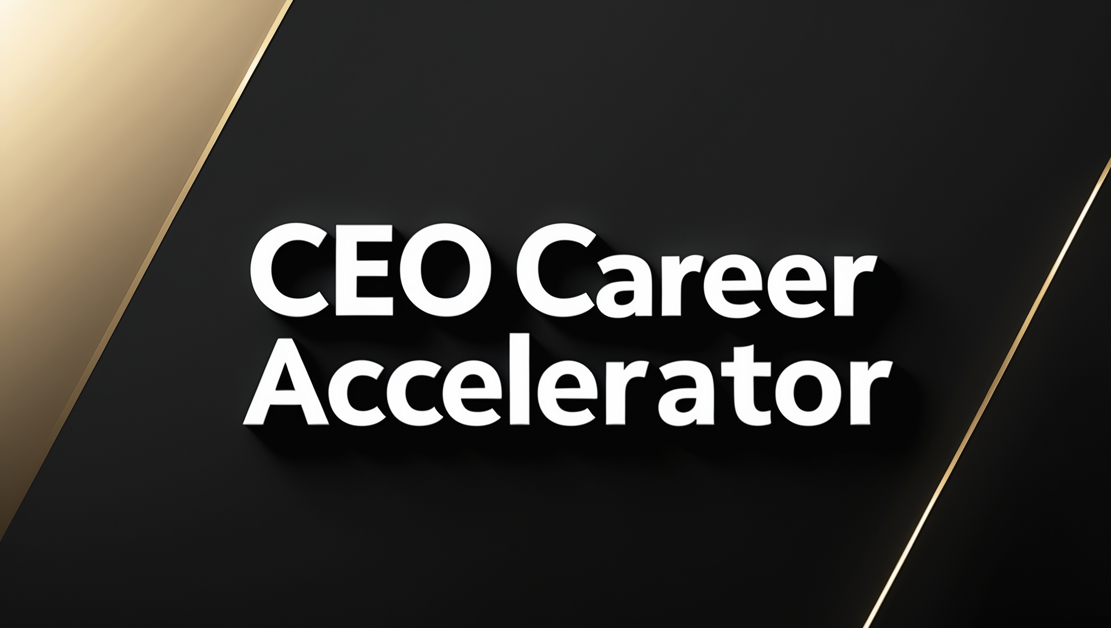 CEO Career Accelerator – 5-Session Full Transformation