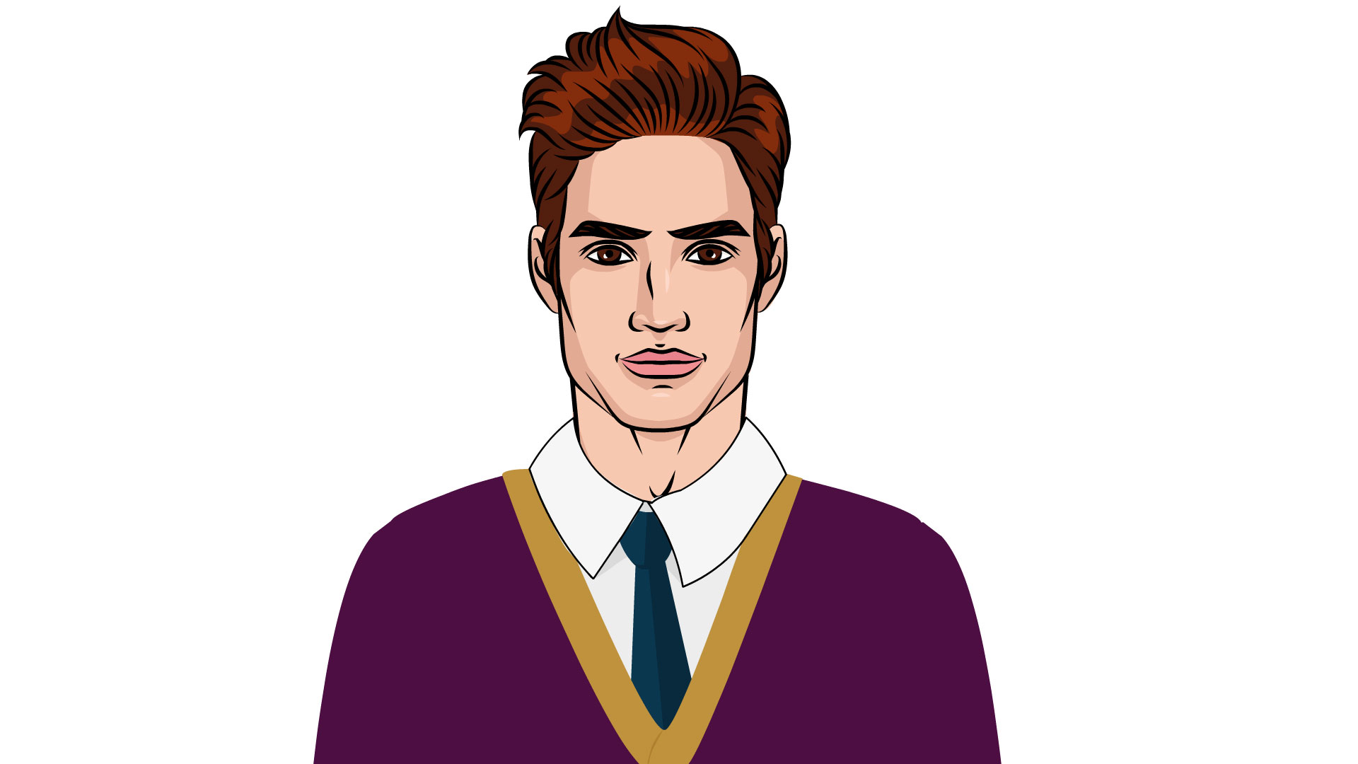 Young Man Character (Front View) - MF01