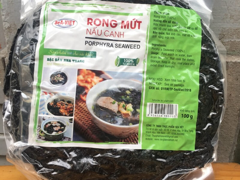 Rong biển sấy khô