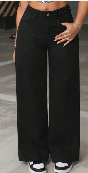 Women's High Waist Wide Leg Jeans