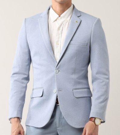 Men's light grey blazer