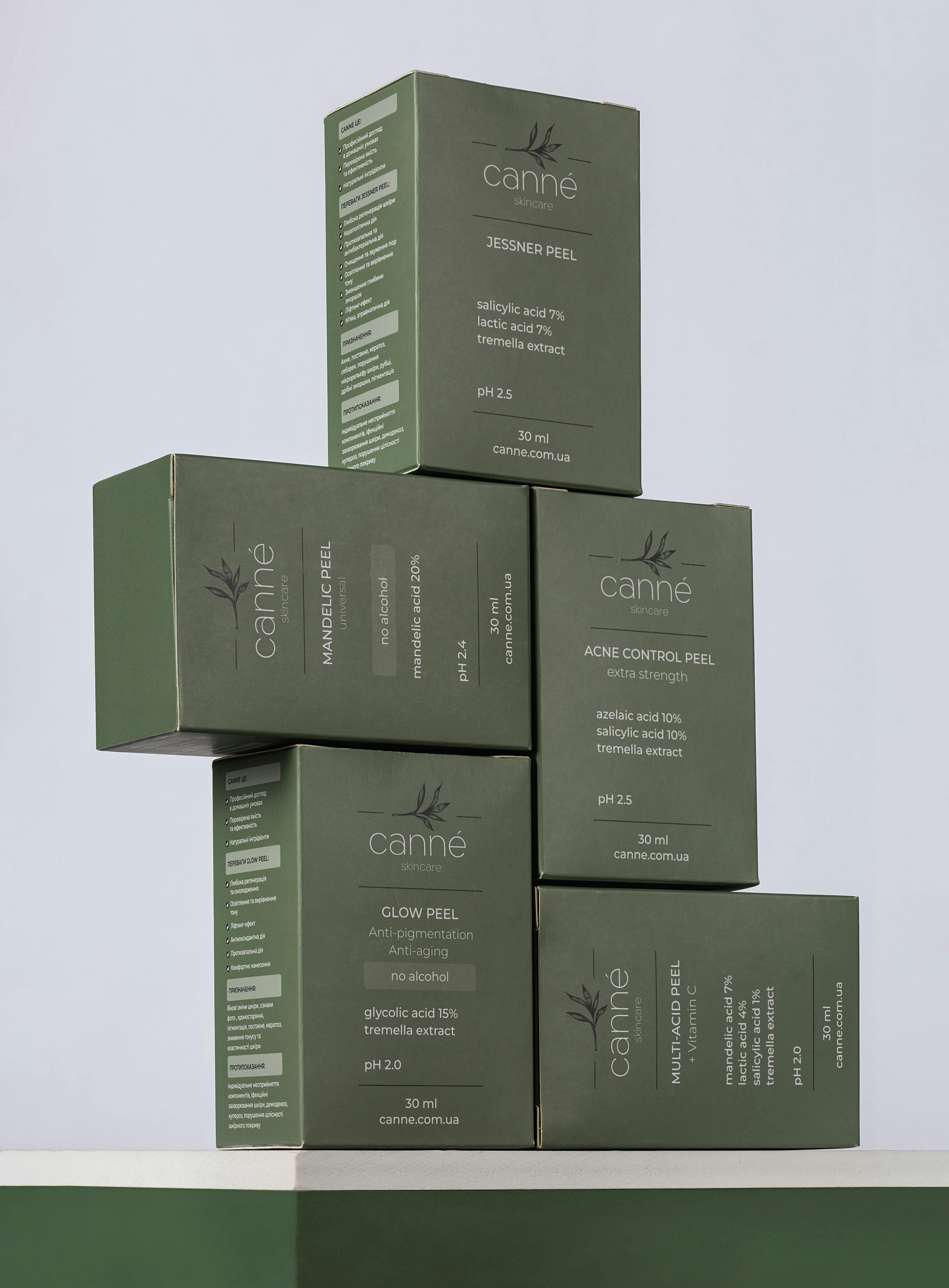 Cannie Skincare Peel Collection