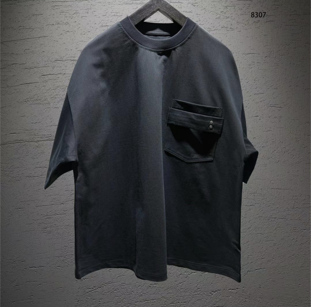 Kanji - Black Utility Pocket T-Shirt