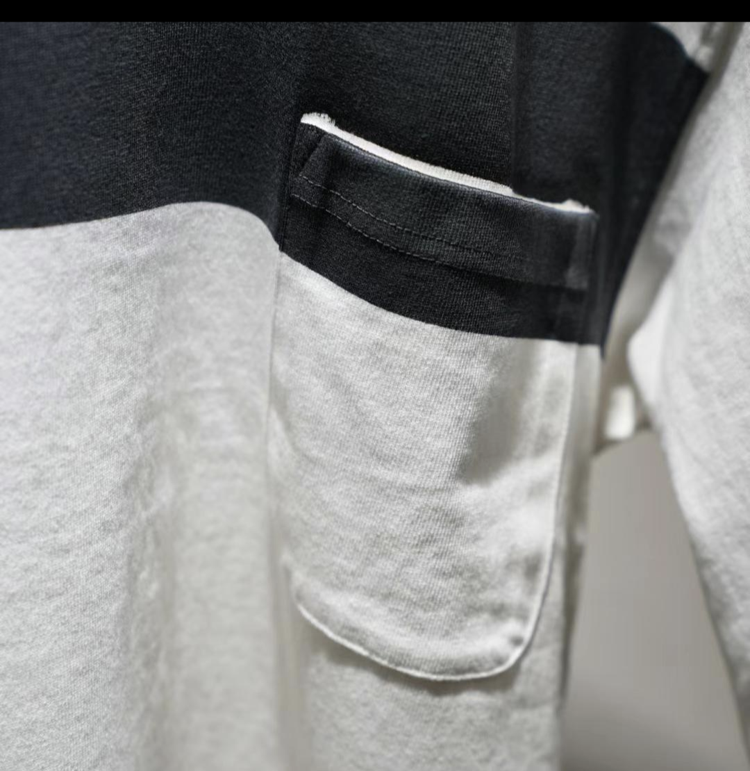 Toyotomi - White T-shirt with Black Stripe