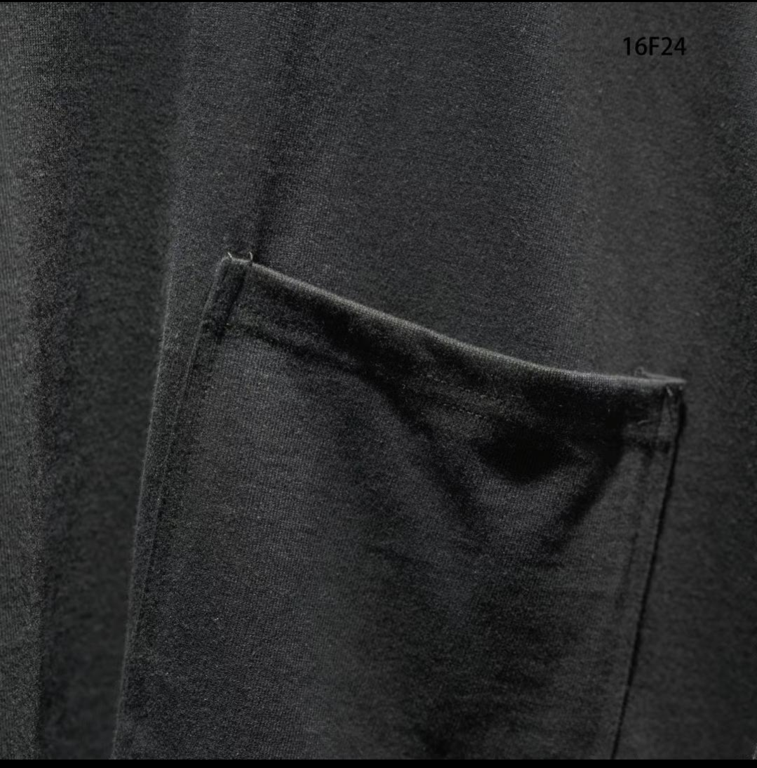Black Pocket Oversized T-Shirt