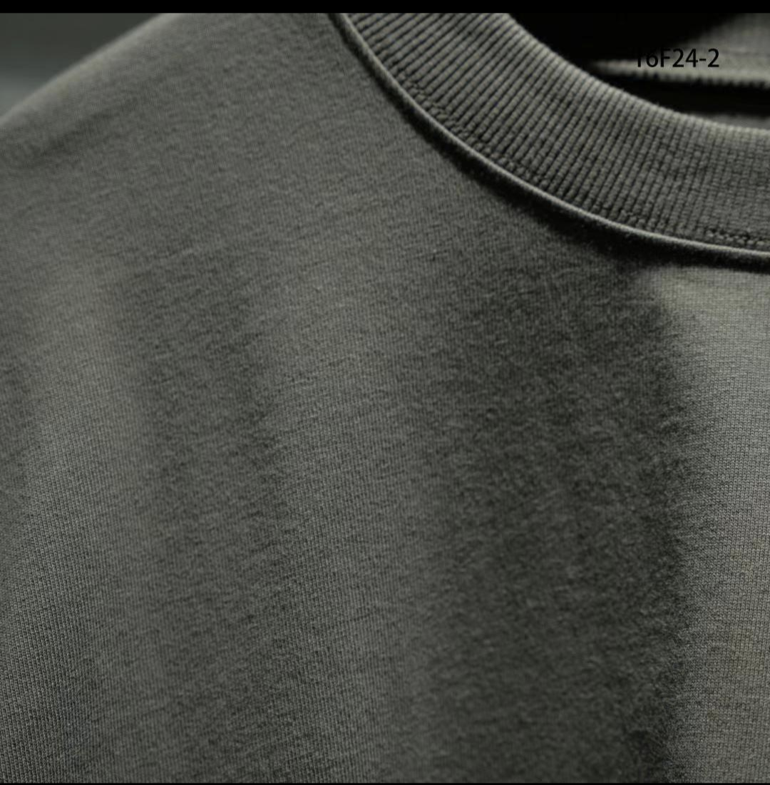 Horistsu - Modern Oversized Unique Cut Olive Green Short Sleeve T-Shirt